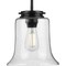 Progress Lighting Winslett Collection Black One-Light Mini-Pendant P500238-031 - alternate 1